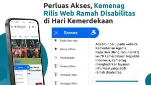 Read more about the article Fitur Baru Kursi Roda di Website Kementerian Agama, Permudah Akses Penyandang Disabilitas